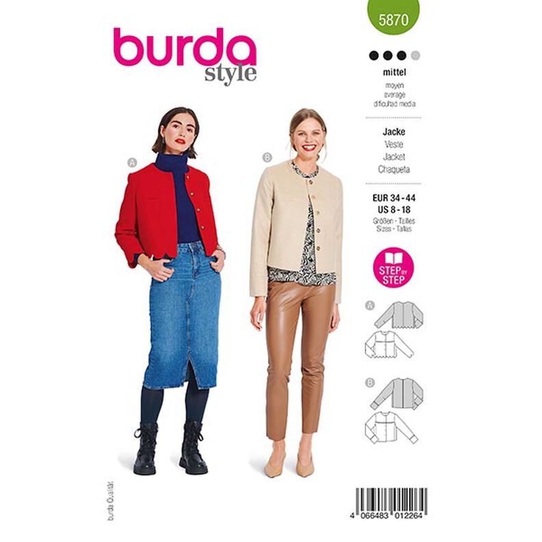 Jas | Burda 5870 | 34-44,  image number 1