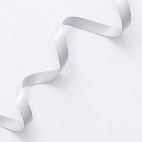 Satijnband [9 mm] – lichtgrijs, 