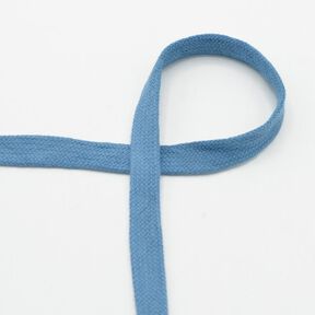 Plat snoer Capuchon Katoen [15 mm] – duifblauw, 