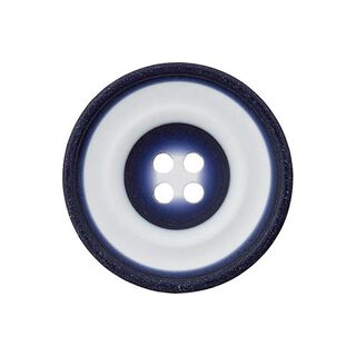 Polyesterknoop loop - marineblauw/wit, 