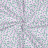 GOTS Katoenpopeline Losse bloemen | Poppy Fabrics – wit/roze,  thumbnail number 3
