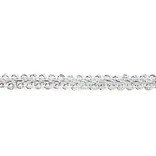 Posamentenboord Lurex [10 mm] - zilver, 