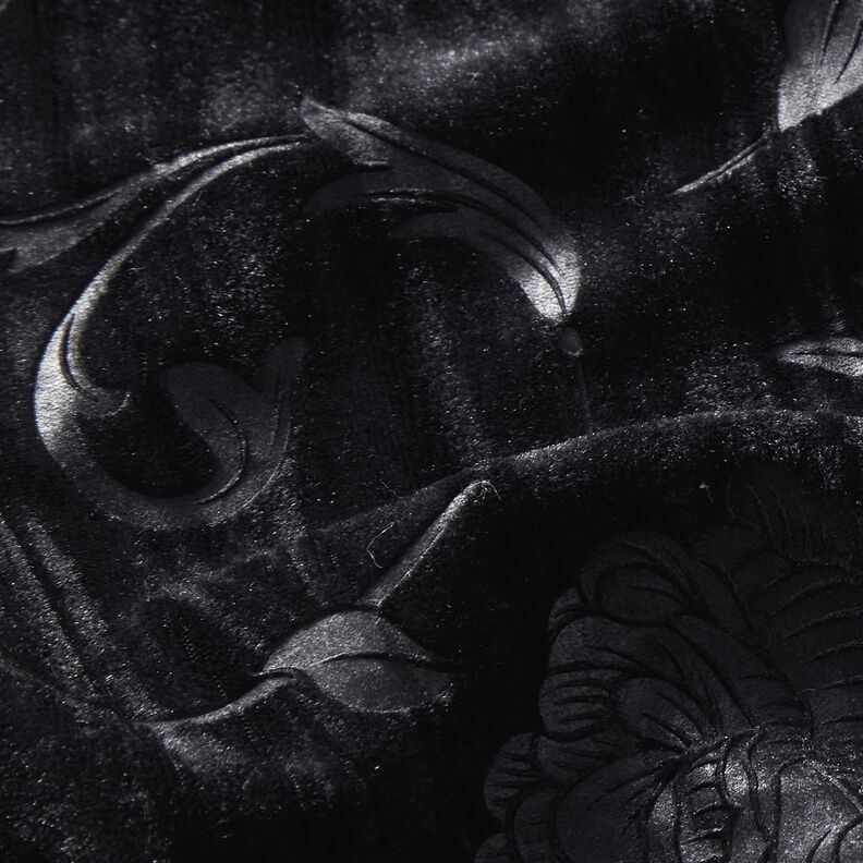 Crash fluweel chrysant – zwart,  image number 2