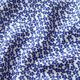 Lichte crêpe stof losse bloemen – blauw/wit,  thumbnail number 2