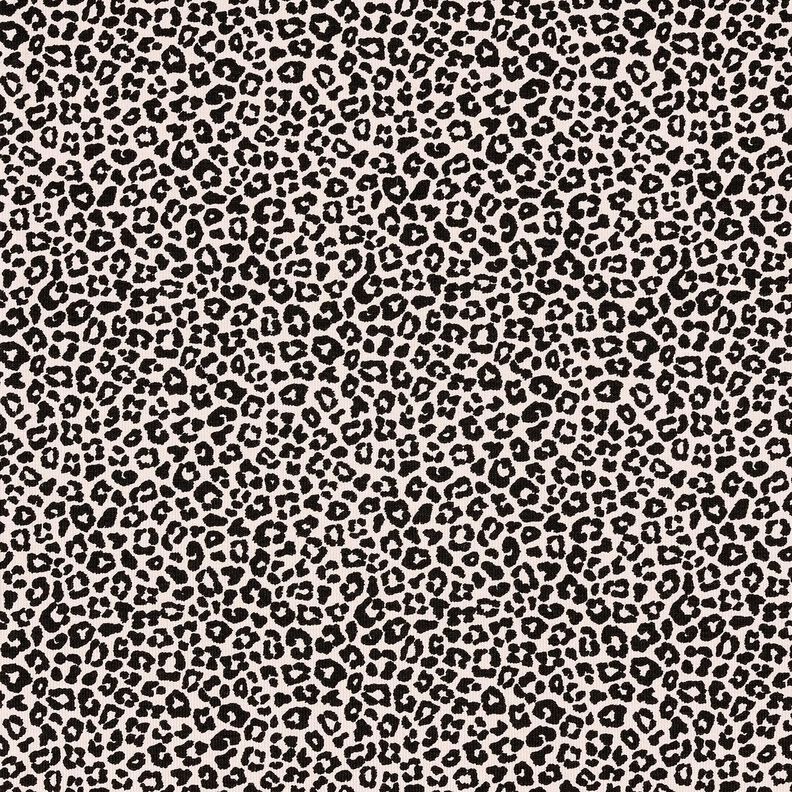 Katoenjersey Mini luipaardprint – natuur/zwart,  image number 1
