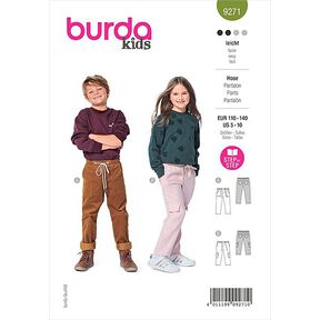 Slipbroek, Burda 9271 | 110-140, 