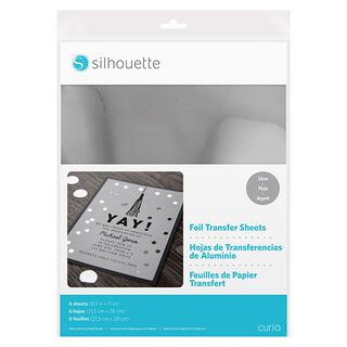 Silhouette Folie overdrachtvellen [21,5 x 27,9 cm|6 Stuk] – zilver, 