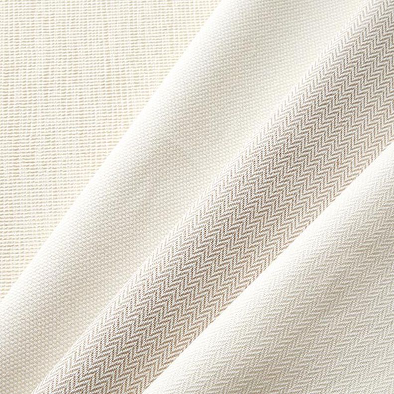 Decostof Jacquard Subtiele chevron – donkerbeige, image number 4