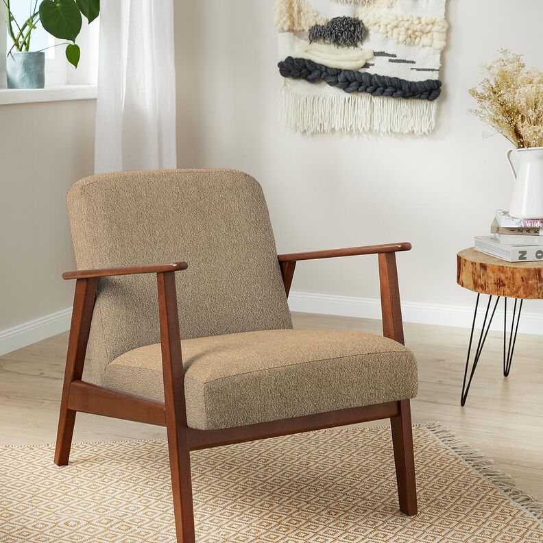 Bekledingsstof Teddy zacht – taupe,  image number 4