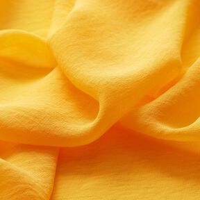 Crêpe chiffon Effen – citroengeel, 