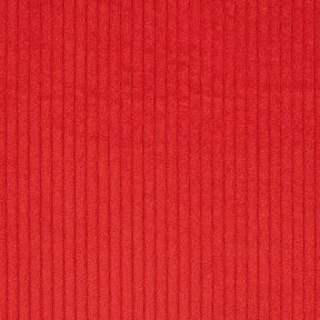 Brede rib voorgewassen Effen – signaalrood, 