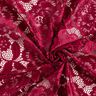 Elastisch kant Bloemen en bladeren – donkerrood,  thumbnail number 4