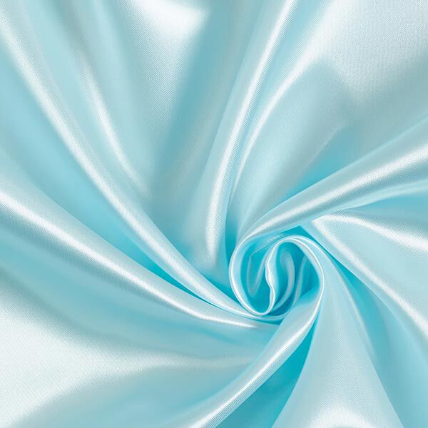 Polyestersatijn – hemelsblauw,  image number 1