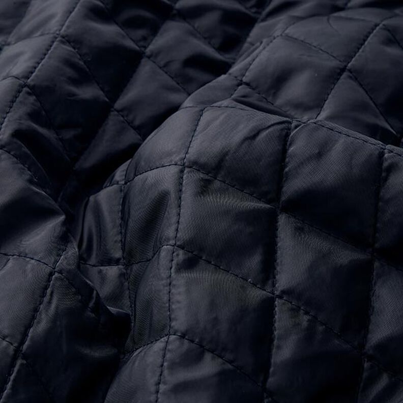 Gewatteerde voering Rhombus – zwart blauw,  image number 3