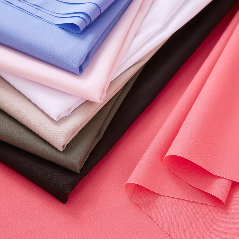 Popeline stretch Effen – lichtbeige, image number 4