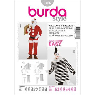 Kerstman / paljas, Burda 2466, 