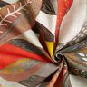 Decostof Half panama Tropische bladeren – mosterd/terracotta,  thumbnail number 3