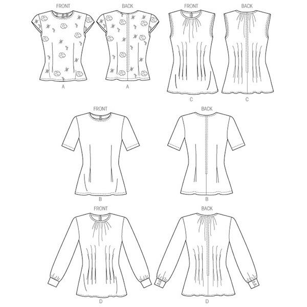 Top, Butterick 5988|42 - 50, image number 9