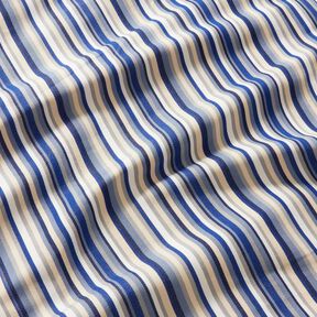 Outdoor Ligstoel stof Lengtestrepen 44 cm – indigo/beige, 