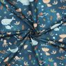 Katoenpopeline blije zeedieren Digitaal printen | Poppy Fabrics – oceaanblauw,  thumbnail number 3