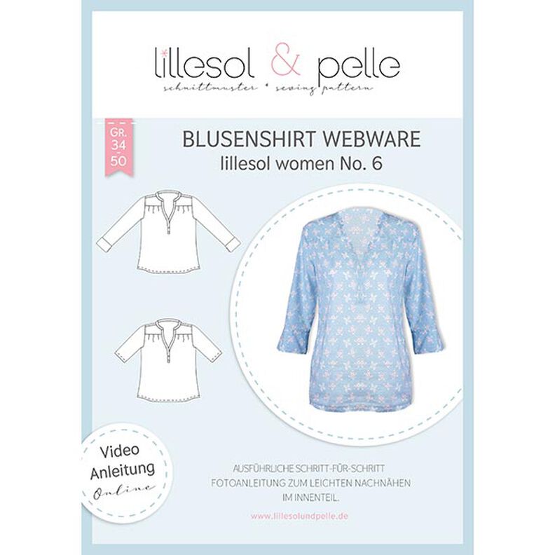 Blouseshirt Webware, Lillesol & Pelle No. 6 | 34 - 50,  image number 1