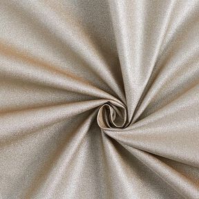 Gecoate katoen glitter – goud metalen, 