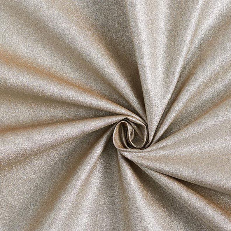 Gecoate katoen glitter – goud metalen,  image number 1