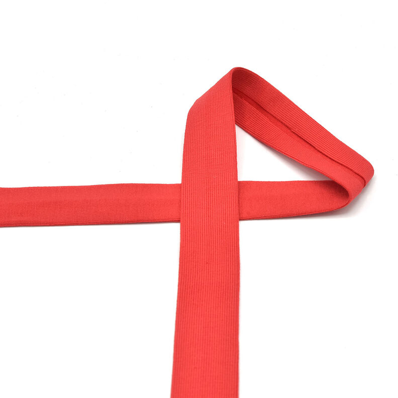 Biasband Katoenjersey [20 mm] – rood,  image number 2