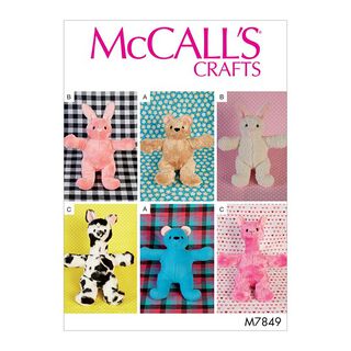 Verschillende stoffen dieren, McCalls 7849, 