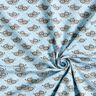 Katoenjersey Vos met bril – babyblauw,  thumbnail number 3