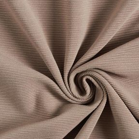Ottomaanse ribjersey effen – taupe, 