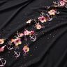 Katoenjersey maritieme bloemen | Glitzerpüppi – zwart/purper,  thumbnail number 2