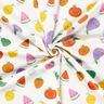 Katoenjersey blij fruit – ecru/perzik sinaasappel,  thumbnail number 3
