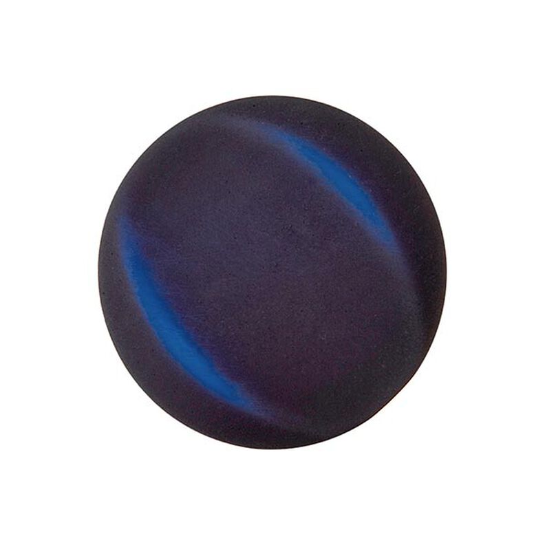 Polyester knoop - FAKE FLUWEEL - marineblauw,  image number 1