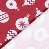 Katoenjersey kerstballen – karmijnrood,  thumbnail number 4