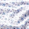 Katoenjersey romantische bloemen – wit,  thumbnail number 2