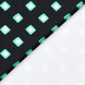 Badpakstof retro ruitjes – zwart/pepermunt,  thumbnail number 4