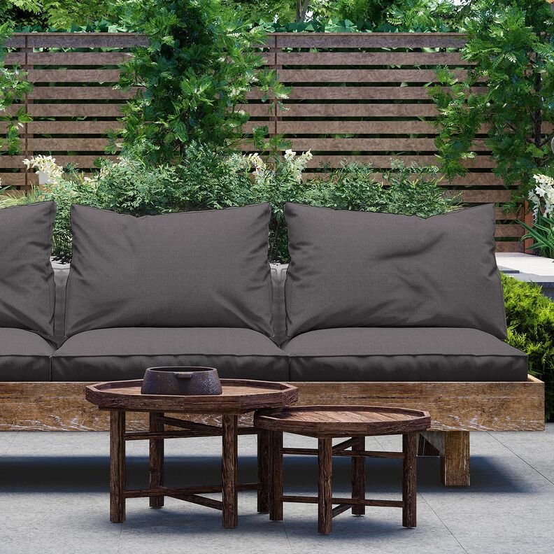 Outdoorstof Canvas Effen – anthraciet, image number 5