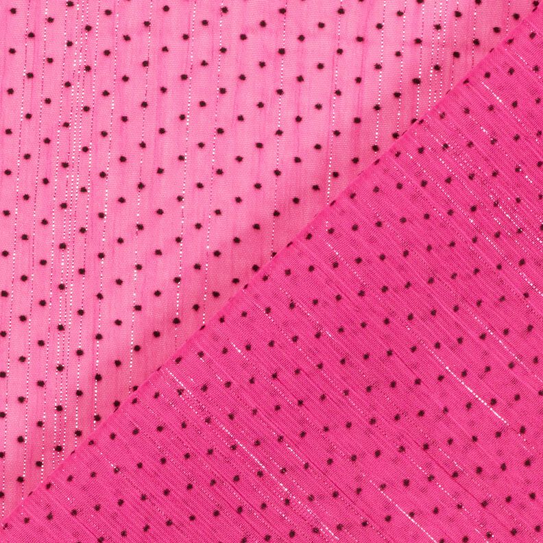 Chiffon glitterstrepen en stippen – purper,  image number 4