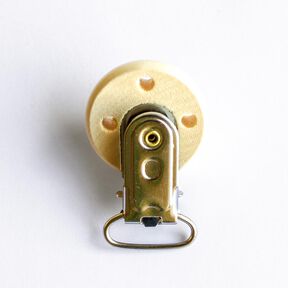 Houten clip speenketting – natuur, 
