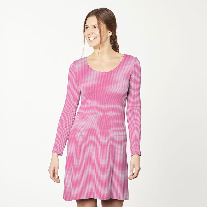 Ribjersey Ministrepen – roze/wit,  image number 7