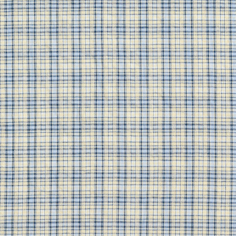 Katoenmix ruiten – amandel/lichtblauw,  image number 1