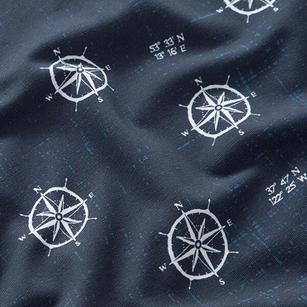 GOTS Katoenjersey Kompas | Tula – nachtblauw, image number 2