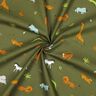 GOTS Katoenpopeline Steppedier | Poppy Fabrics – donkerolijf,  thumbnail number 3
