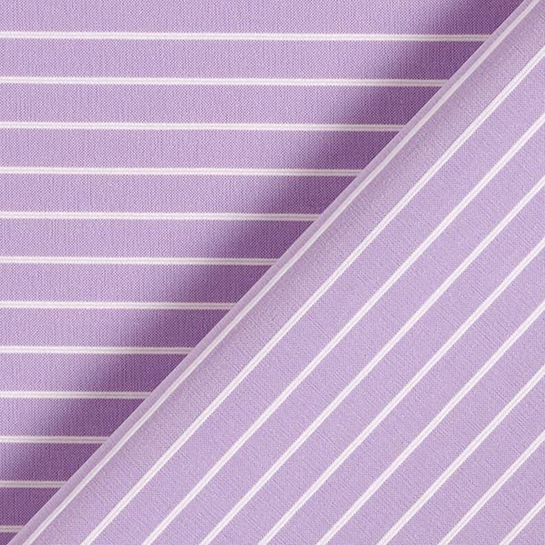 Stretchstof dwarsstrepen elasticiteit in de lengte – pastelviolet,  image number 4