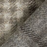 Gebreide mantelstof wolmix geruit – taupe,  thumbnail number 4