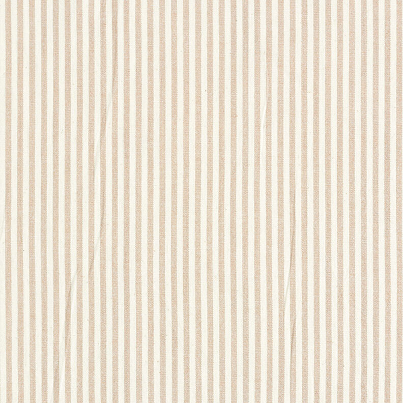 Katoen-viscosemix Strepen – beige/ecru,  image number 1