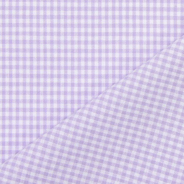 Katoenen stof Vichy - 0,2 cm – pastellila, image number 3