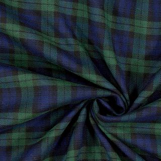 Schotse Ruit Stretch – marineblauw/groen, 