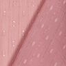 Chiffon dobby metallic krijtstreep – donker oudroze/zilver metallic,  thumbnail number 4